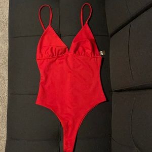 Buckle | Red Bodysuit